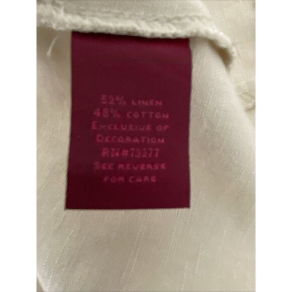212 COLLECTION Women’s Size 6 Dress Tunic Linen Sleeveless Summer - Picture 9 of 9